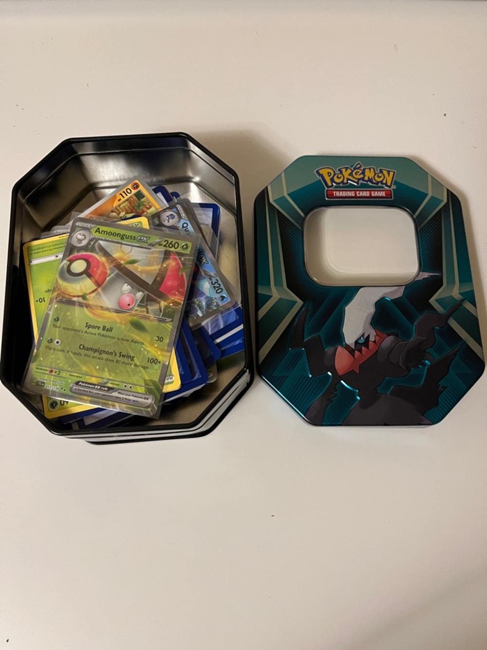 Pokémon Trading Card Tin with Cards